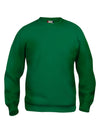 021030 Clique Unisex Classic Round Neck Sweatshirt With Left Chest Logo