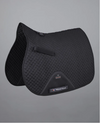 Premier Equine Plain Cotton Saddle Pad - GP/Jump Square. Includes single embroidery on both sides.