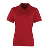 PR616 Womens's Coolchecker Pique Polo Shirt with Left Chest & Back Logo
