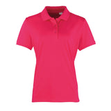 PR616 Womens's Coolchecker Pique Polo Shirt with Left Chest Logo