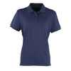PR616 Womens's Coolchecker Pique Polo Shirt with Left Chest & Back Logo