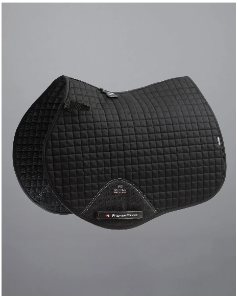 Premier Equine Close Contact Cotton Jump Saddle Pad Including Single embroidery both sides.