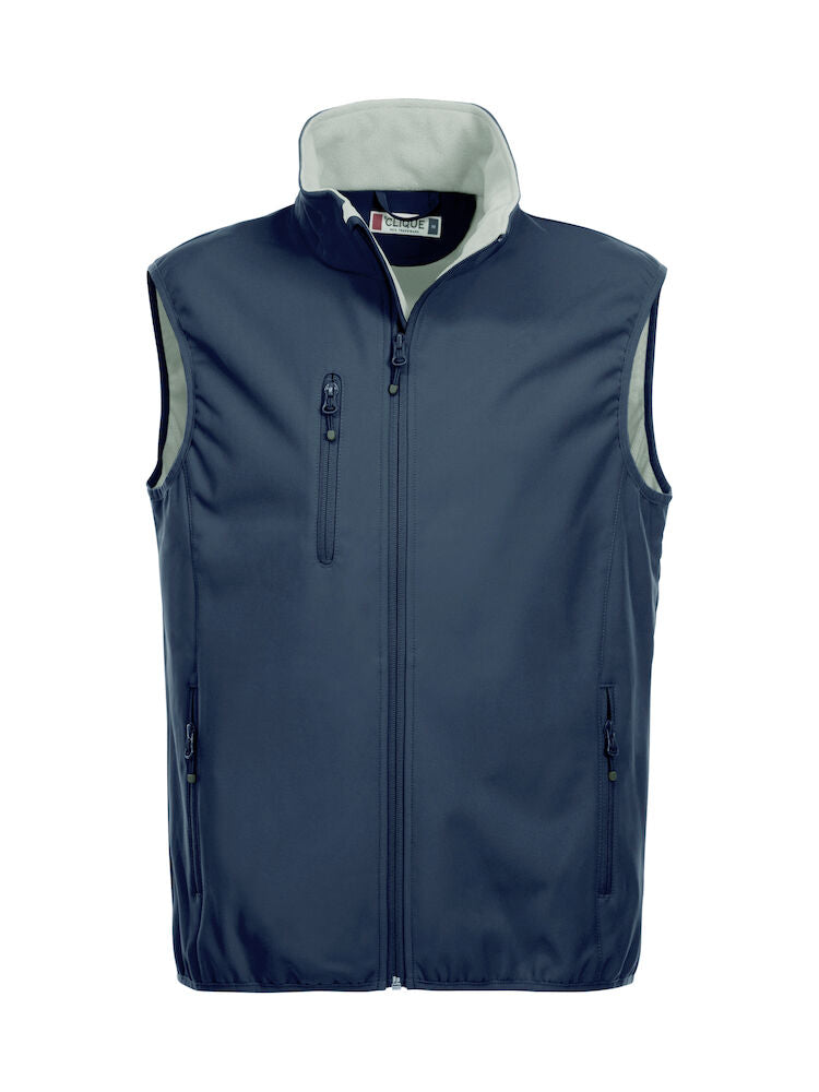 020911 Clique Softshell Gilet With Left Chest Logo