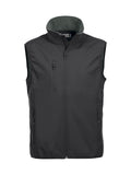 020911 Clique Softshell Gilet With Left Chest & Back Logo