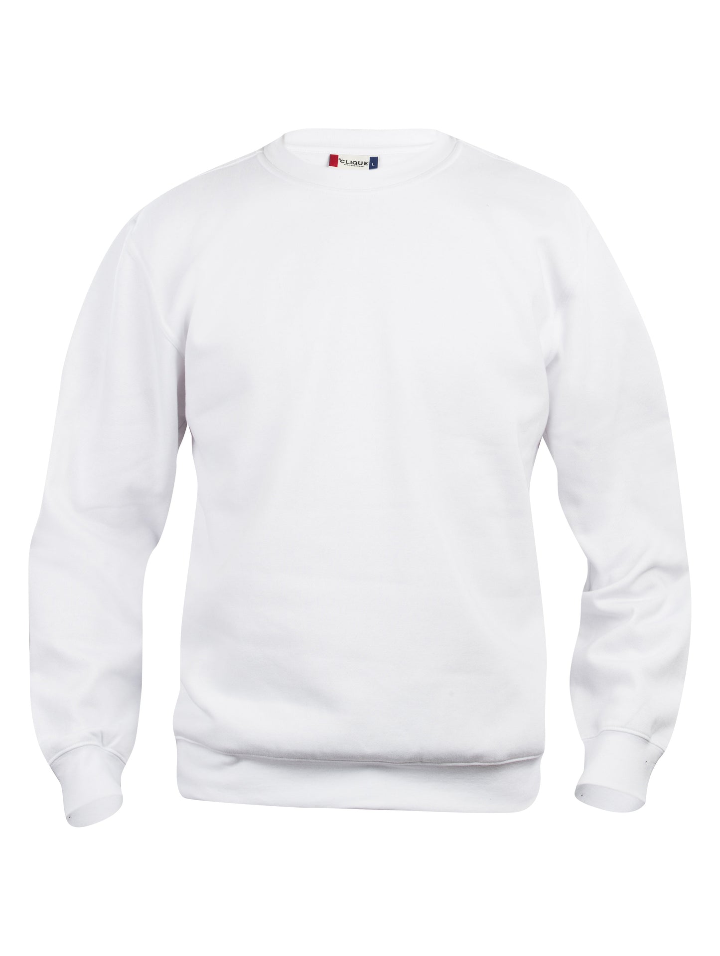 021030 Clique Unisex Classic Round Neck Sweatshirt With Left Chest Logo