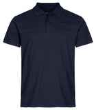 Clique Mens Polo Shirt with Left Chest & Back Logo