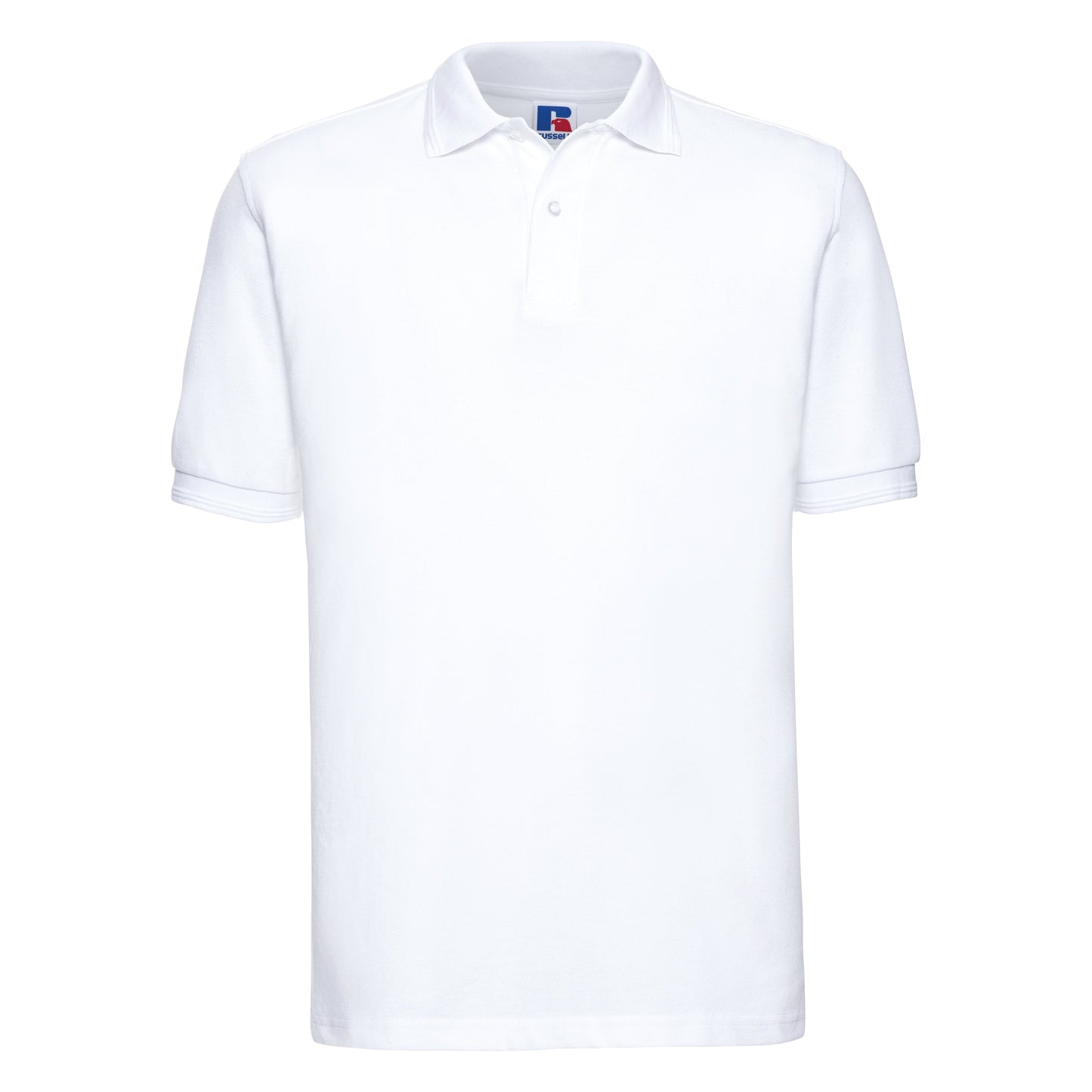 J570M Russell Hard Wearing Polo Shirt with Left Chest & Back Logo