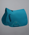 Premier Equine Plain Cotton Saddle Pad - GP/Jump Square. Includes single embroidery on both sides.