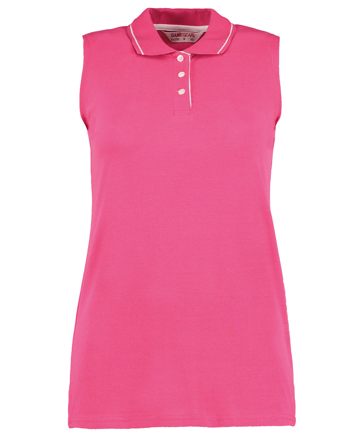 KK730 Women's Proactive Sleeveless Polo with Left Chest & Back Logo