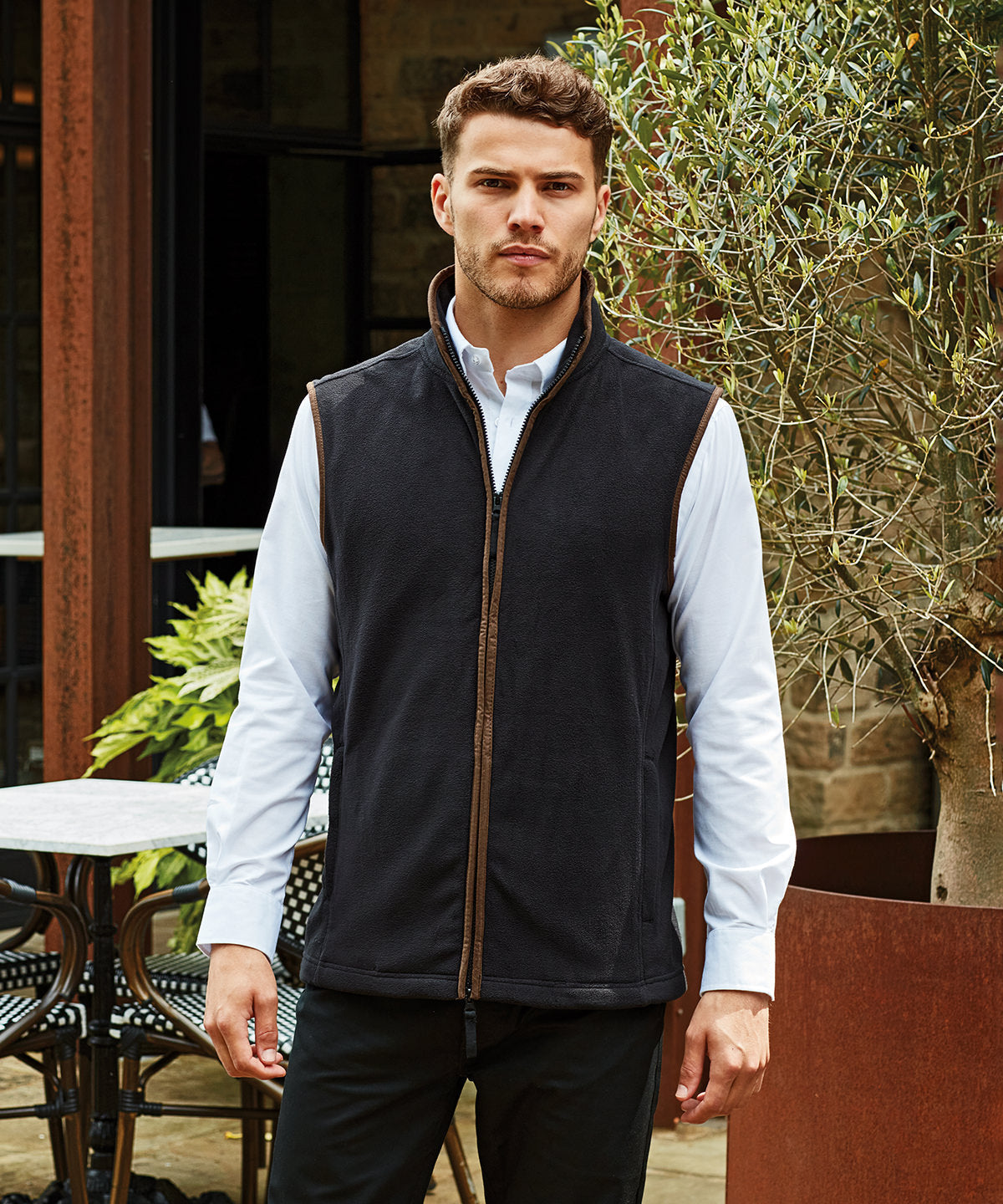 PR803 Artisan Fleece Gilet With Left Chest & Back Logo