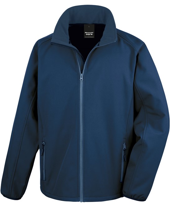 R231M Result Softshell Jacket Including Front Left Chest