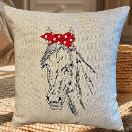 Embroidered Cushion 001