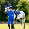 LeMieux Suede GP Square in Benetton Blue - view 2