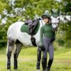 LeMieux Suede GP Square in Hunter Green - view 2
