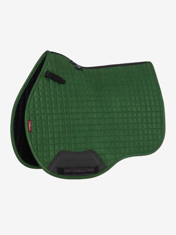LeMieux Suede GP Square in Hunter Green - view 1