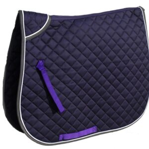 Rhinegold Quilted Saddle Cloth With Twin Binding