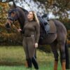 LeMieux Suede Dressage Square in Alpine - view 1