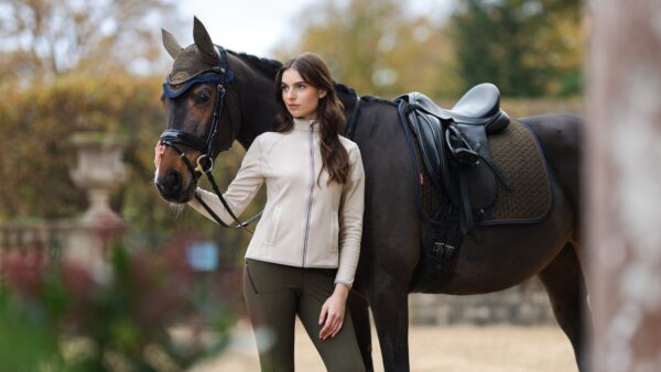 LeMieux Suede Dressage Square in Alpine - view 4