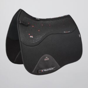 Premier Equine Close Contact Airtechnology Anti-Slip Dressage Saddle Pad in Black – view 1