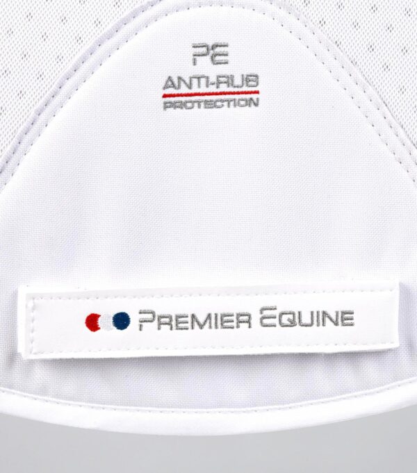 Premier Equine Close Contact Airtechnology Anti-Slip Dressage Saddle Pad in White – view 5