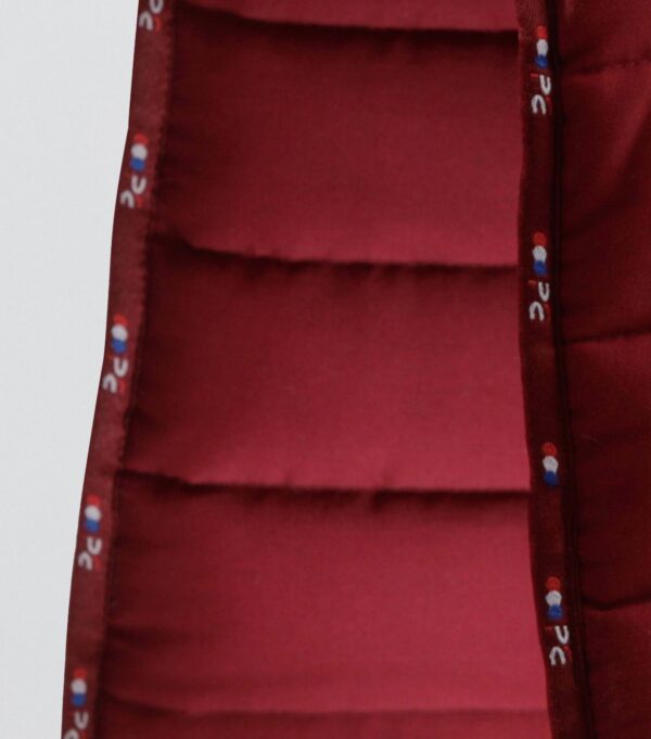 Premier Equine Buster Reversible Saddle Pad in Burgundy – view 2