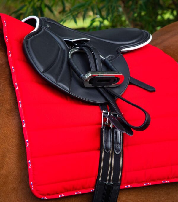 Premier Equine Buster Reversible Saddle Pad in Red – view 2