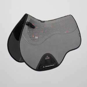 Premier Equine Close Contact Airtechnology Anti-Slip GP/Jump Saddle Pad in Grey – view 1
