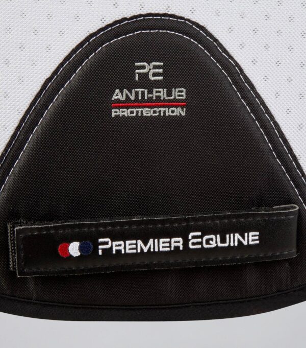 Premier Equine Close Contact Airtechnology Anti-Slip GP/Jump Saddle Pad in White – view 5