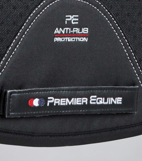 Premier Equine Close Contact Airtechnology Shockproof Wool GP/Jump Saddle Pad in Black/Black Wool – view 5