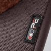 Premier Equine Close Contact Airtechnology Shockproof Wool GP/Jump Saddle Pad in Brown/Brown Wool – view 4