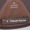 Premier Equine Close Contact Airtechnology Shockproof Wool GP/Jump Saddle Pad in Brown/Brown Wool – view 5