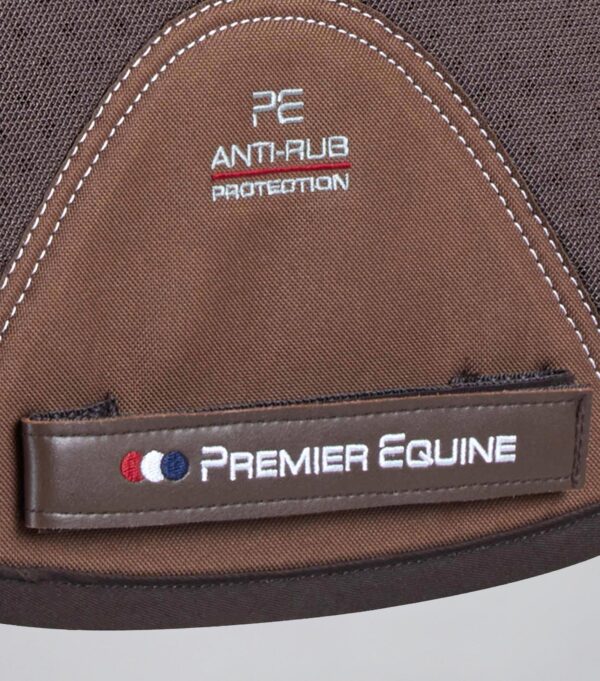 Premier Equine Close Contact Airtechnology Shockproof Wool GP/Jump Saddle Pad in Brown/Brown Wool – view 5