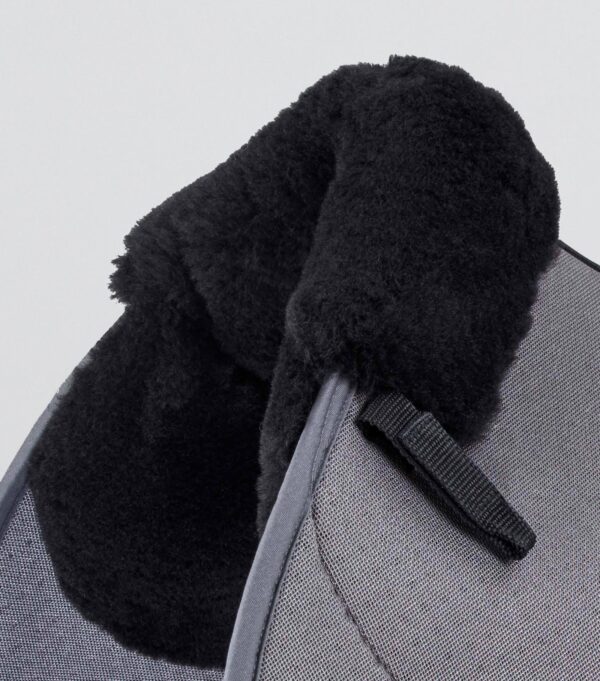 Premier Equine Close Contact Airtechnology Shockproof Wool GP/Jump Saddle Pad in Grey/Black Wool – view 3