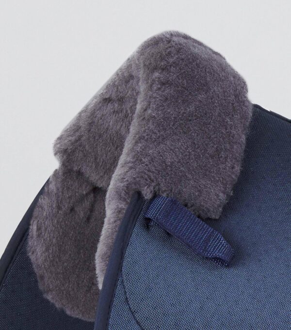 Premier Equine Close Contact Airtechnology Shockproof Wool GP/Jump Saddle Pad in Navy/Grey Wool – view 3