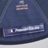 Premier Equine Close Contact Airtechnology Shockproof Wool GP/Jump Saddle Pad in Navy/Grey Wool – view 5