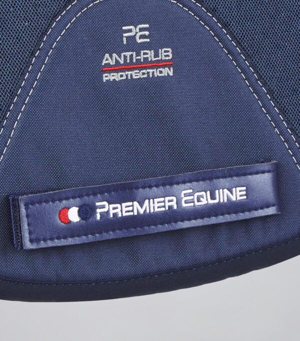 Premier Equine Close Contact Airtechnology Shockproof Wool GP/Jump Saddle Pad in Navy/Grey Wool – view 5