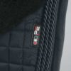 Premier Equine Pony Close Contact Merino Wool Half Lined European GP/Jump Square in Black/Black Wool – view 2