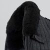 Premier Equine Pony Close Contact Merino Wool Half Lined European Dressage Square in Black/Black Wool – view 3