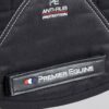 Premier Equine Pony Close Contact Merino Wool Half Lined European Dressage Square in Black/Black Wool – view 5