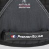 Premier Equine Pony Close Contact Merino Wool Half Lined European Dressage Square in Black/Natural Wool – view 5