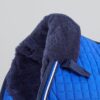 Premier Equine Pony Close Contact Merino Wool Half Lined European GP/Jump Square in Royal Blue/Navy Wool – view 3