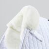 Premier Equine Pony Close Contact Merino Wool Half Lined European GP/Jump Square in White/Natural Wool – view 3