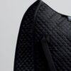 Premier Equine Pony Plain Cotton Dressage Square in Black – view 3
