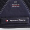 Premier Equine Pony Plain Cotton Dressage Square in Navy – view 5