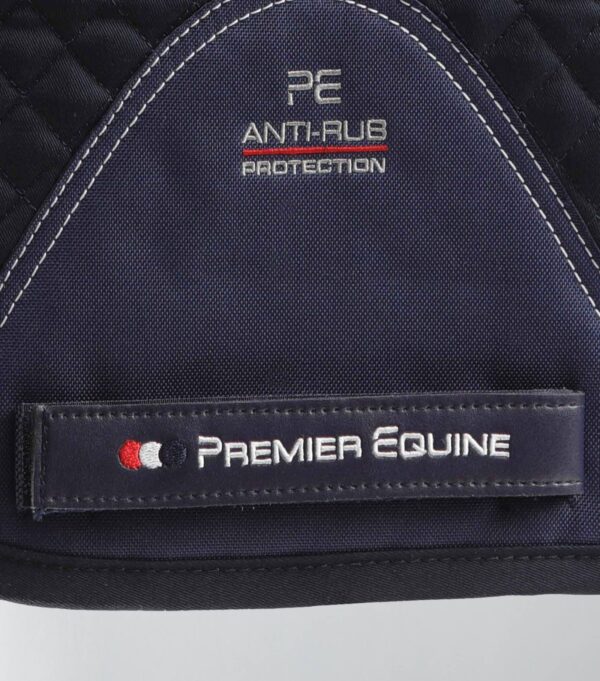 Premier Equine Pony Plain Cotton Dressage Square in Navy – view 5