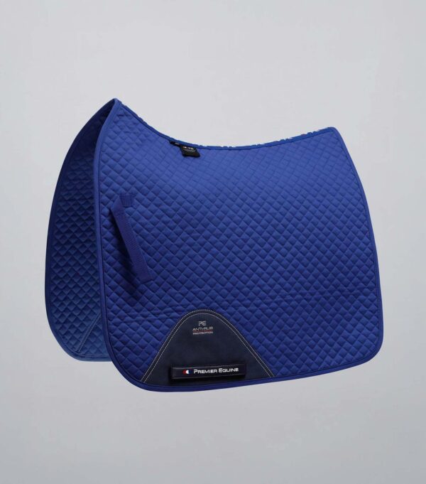 Premier Equine Pony Plain Cotton Dressage Square in Royal Blue – view 1