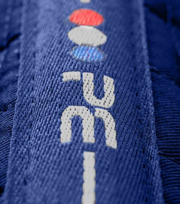 Premier Equine Pony Plain Cotton Dressage Square in Royal Blue – view 2
