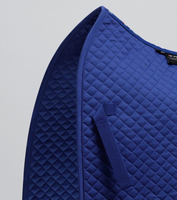 Premier Equine Pony Plain Cotton Dressage Square in Royal Blue – view 3