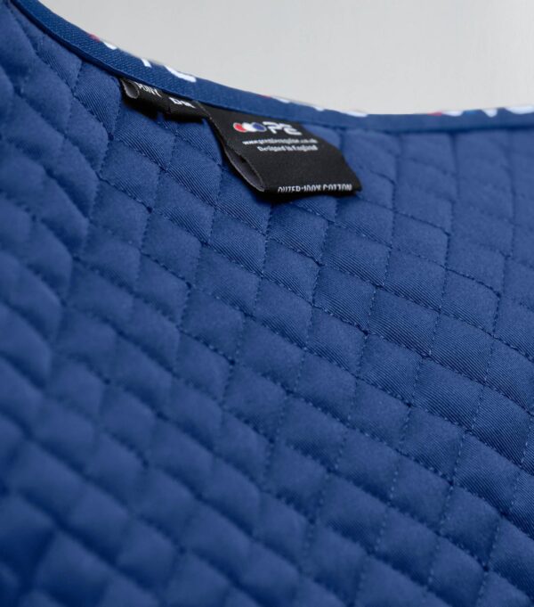 Premier Equine Pony Plain Cotton Dressage Square in Royal Blue – view 6