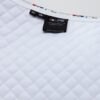 Premier Equine Pony Plain Cotton Dressage Square in White – view 6